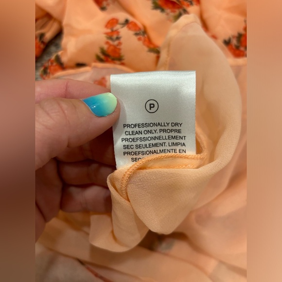 Athropologie - Nikasha women’s peach shirt sz S - Picture 5 of 11